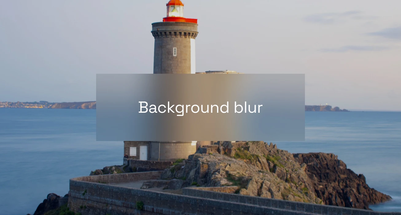 Background blur - Figma