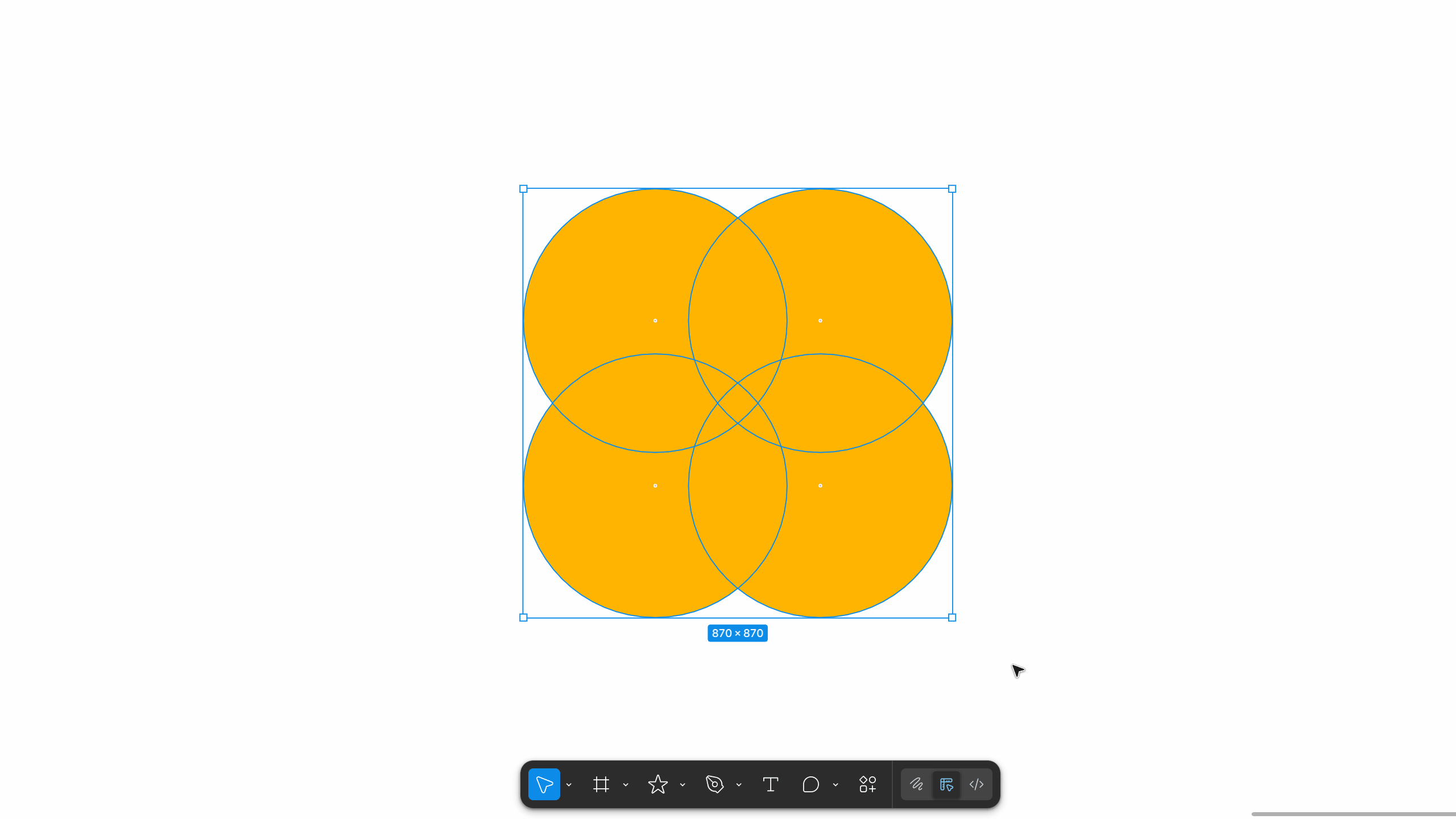 Utiliser l'outil Shape Builder (concepteur de forme) - Figma