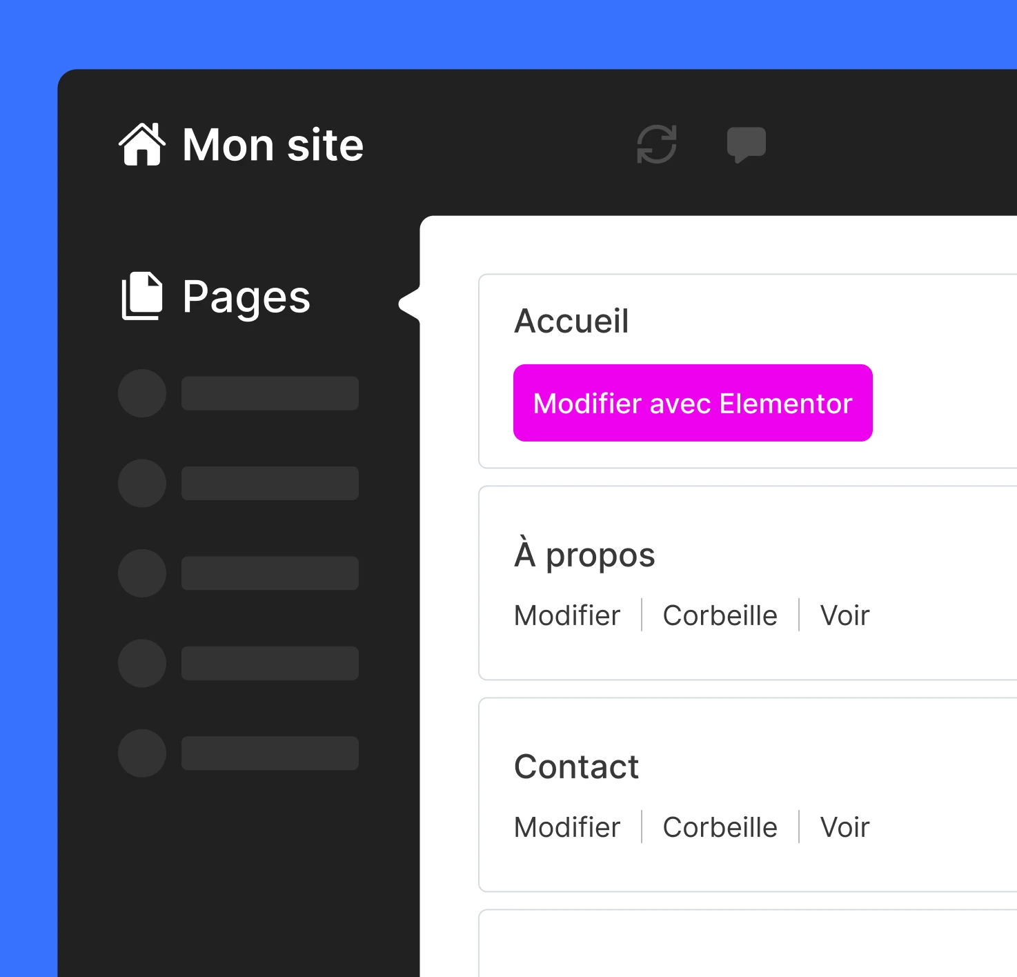 Modifier une page WordPress avec Elementor