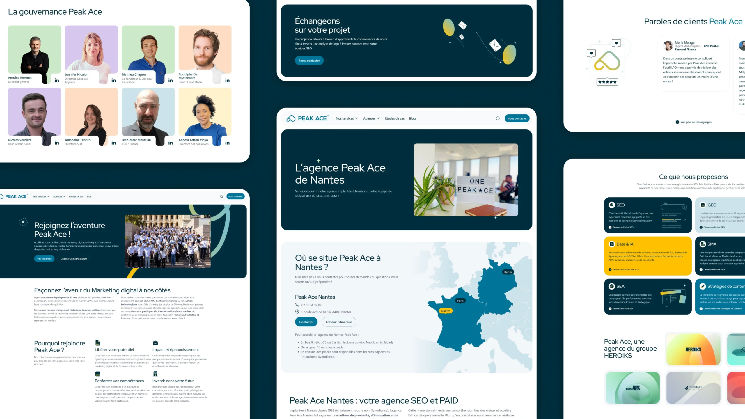 Peak Ace webdesign site web