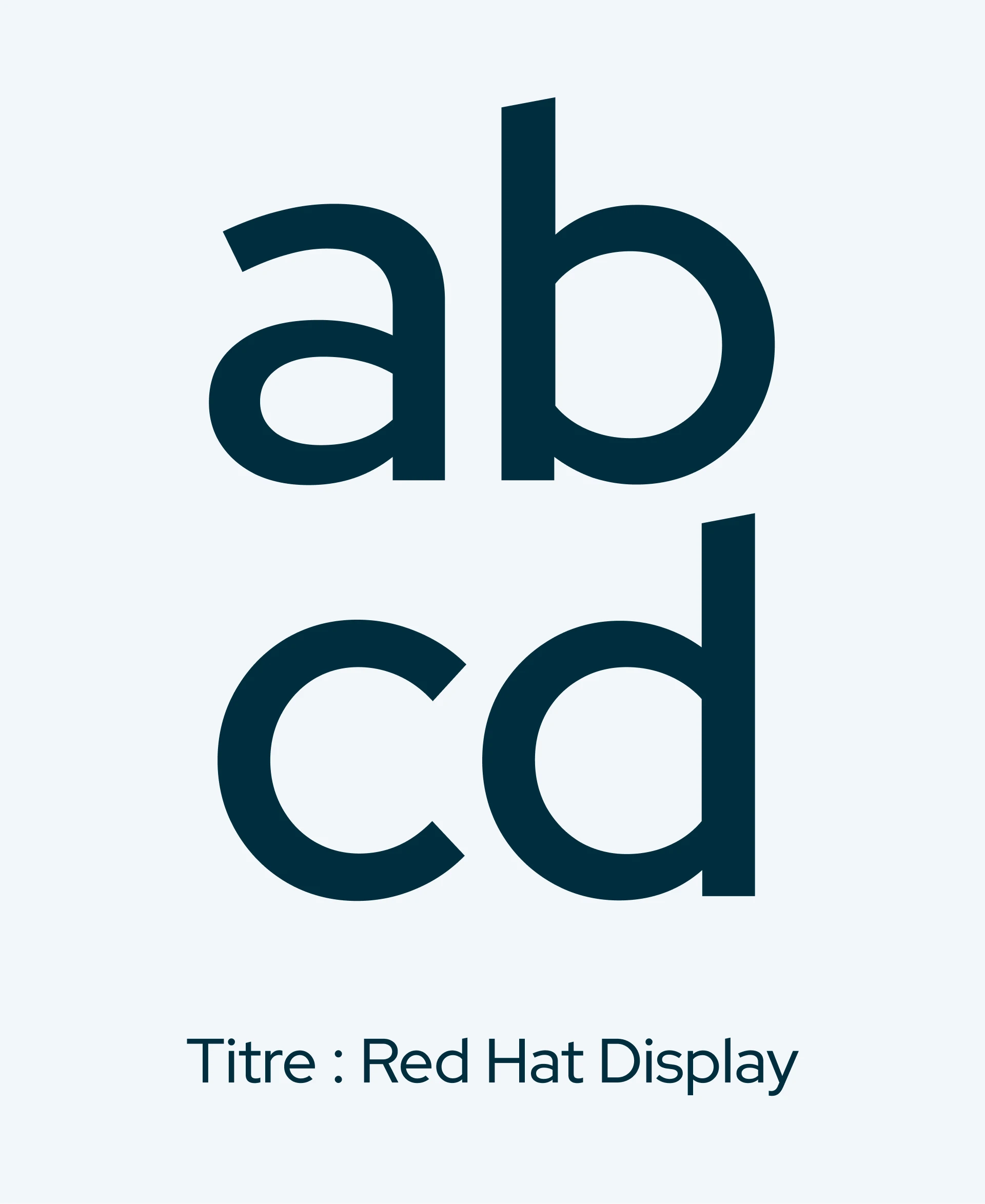 Peak Ace choix typographie