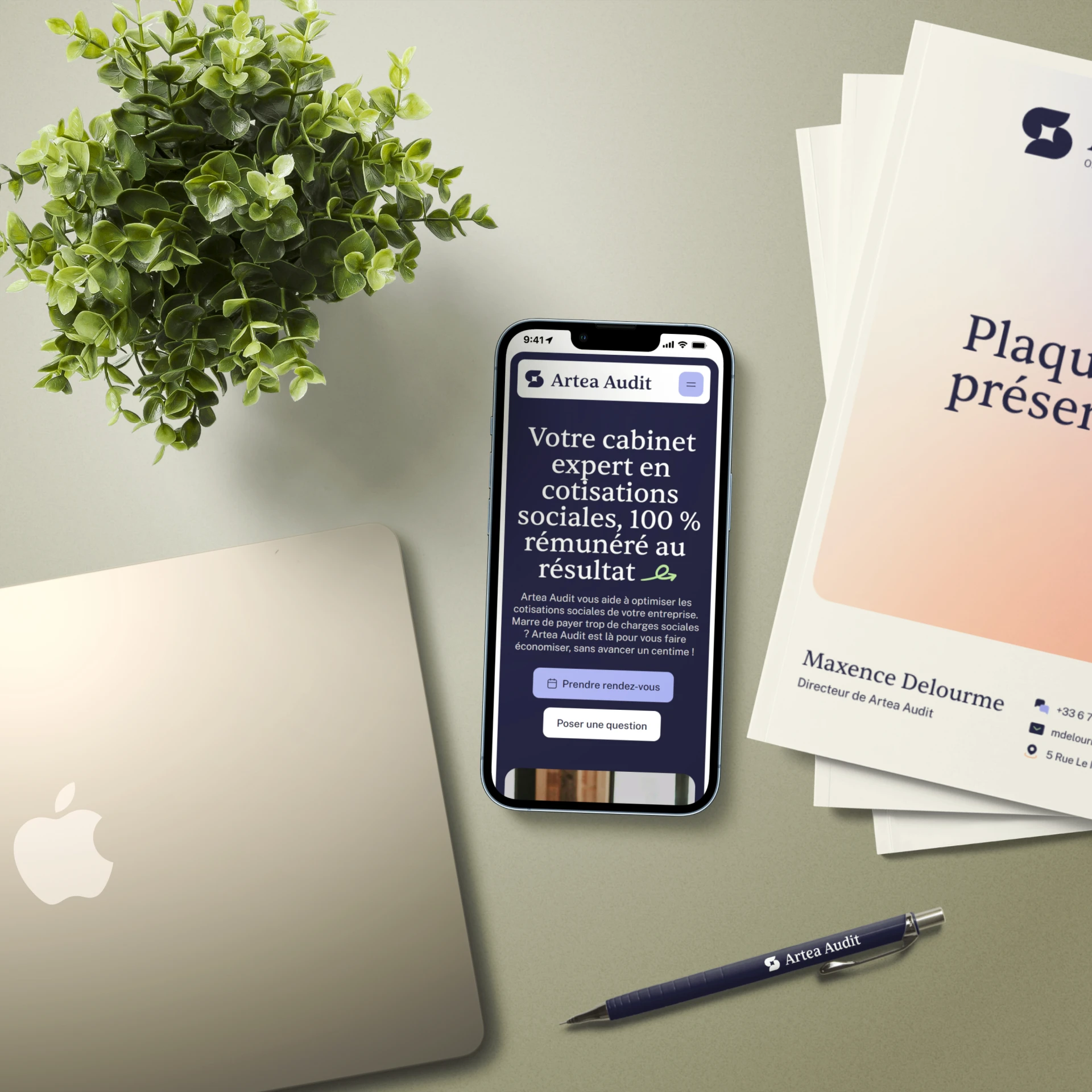 Artea Audit site web responsive