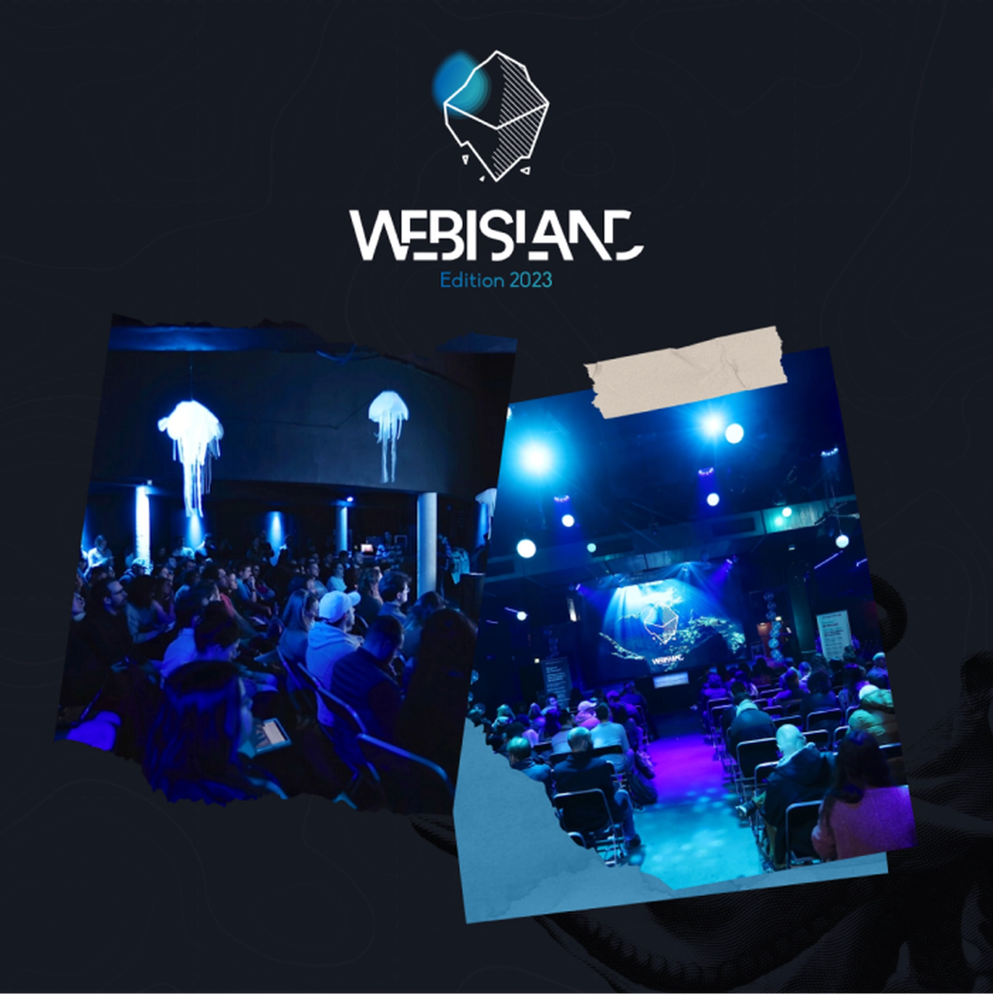 Webisland évènement webmarketing Nantes scénographie