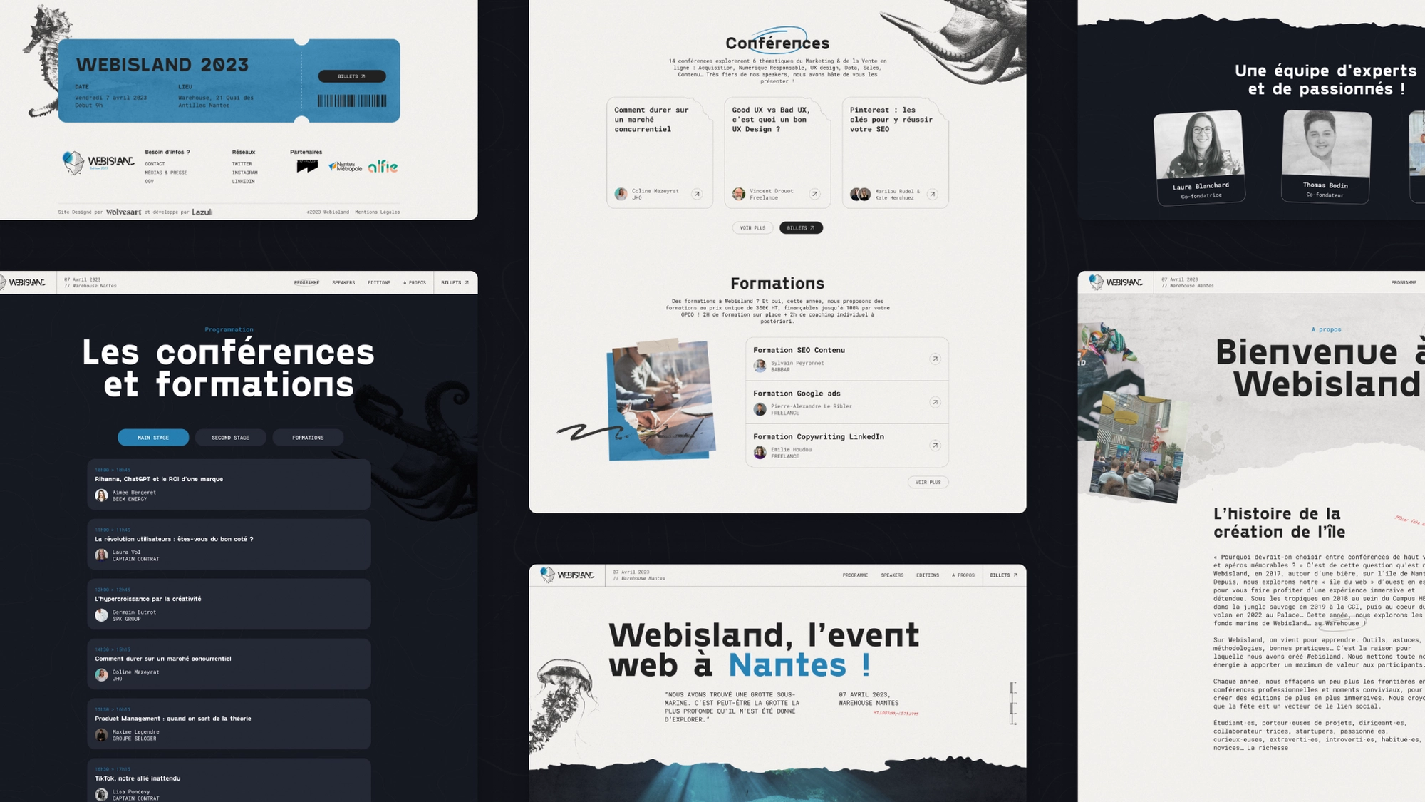 Webisland site web évènementiel