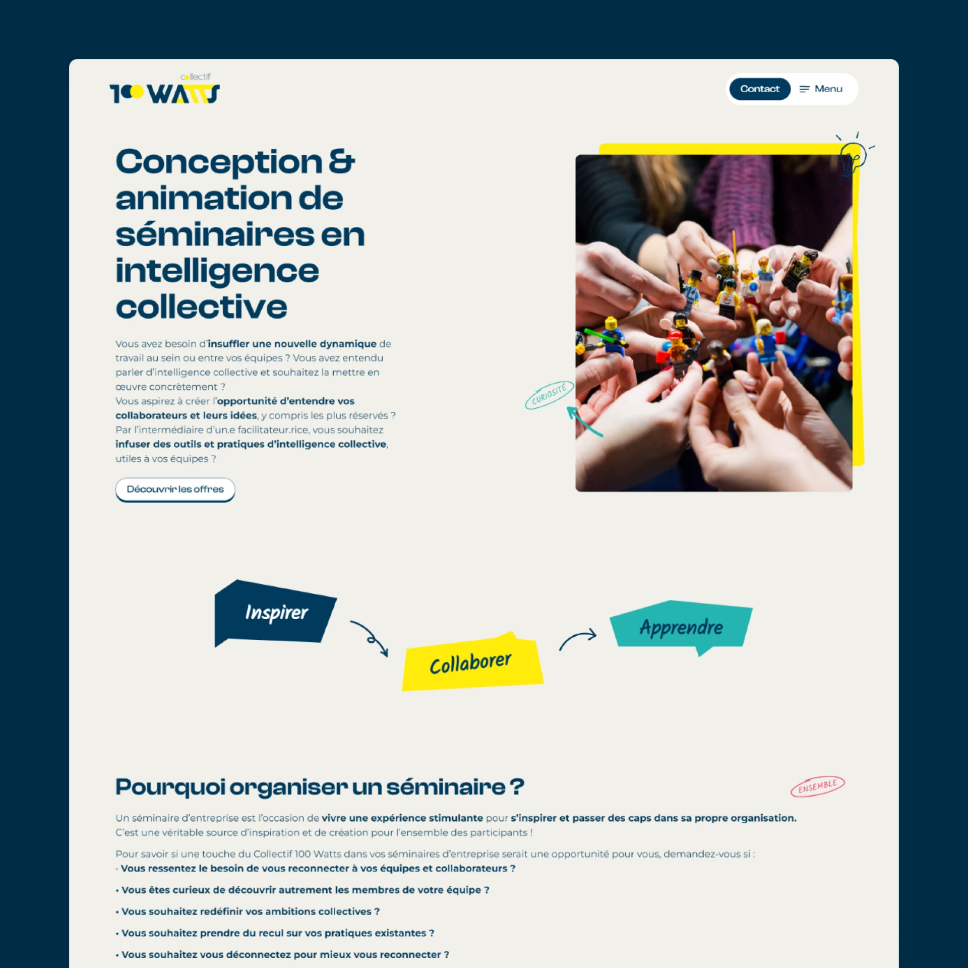 collectif 100 watts site web séminaires