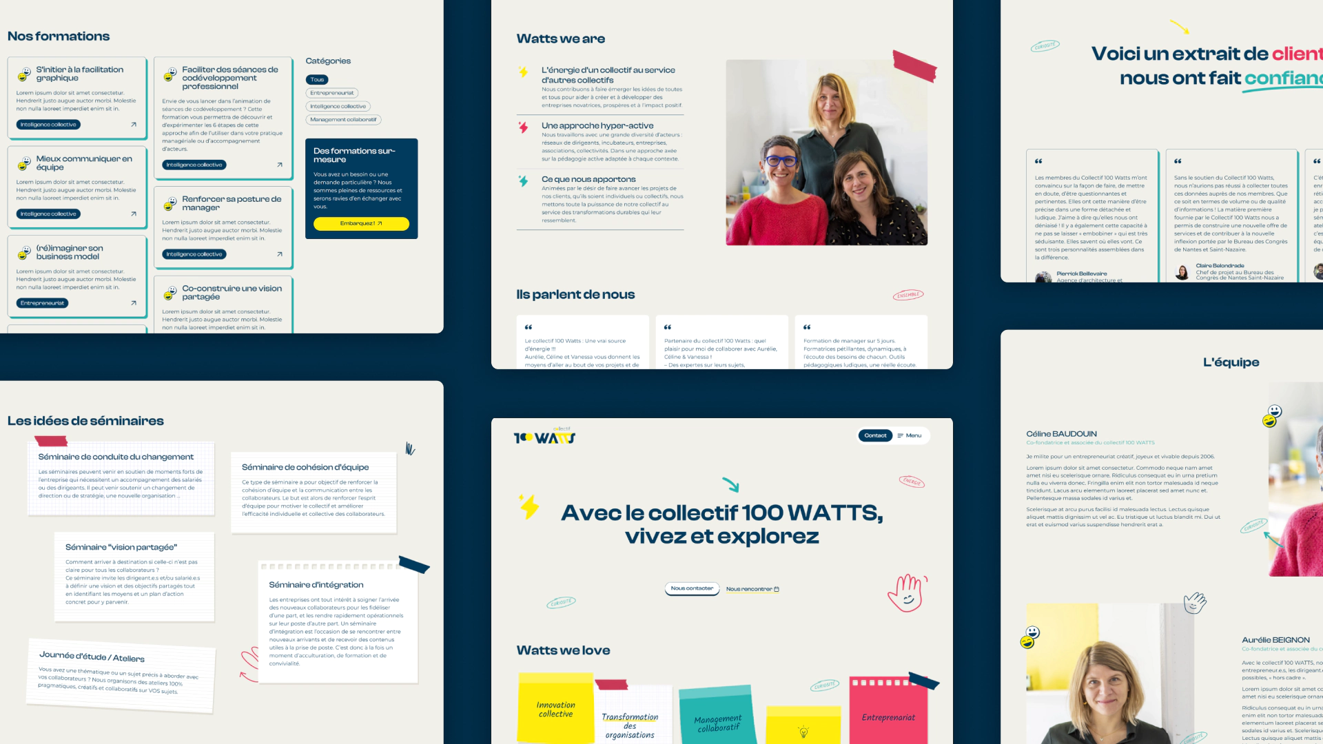 collectif 100 watts site web