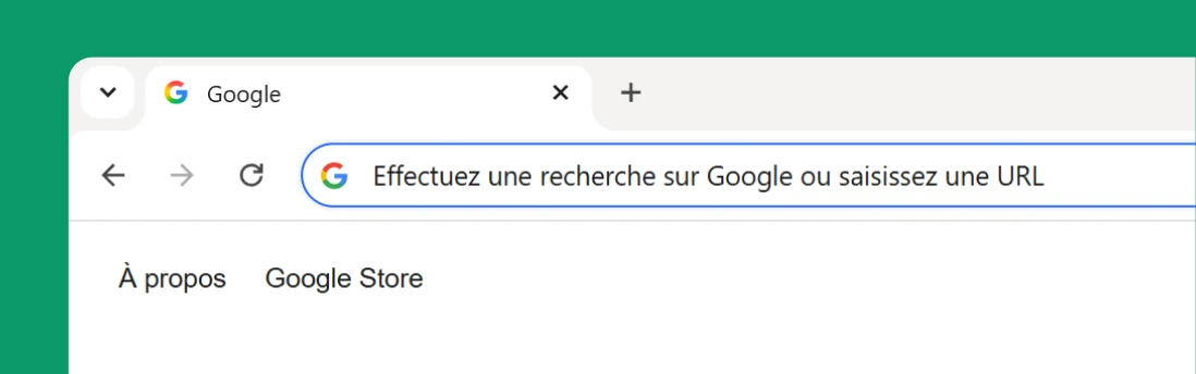 Barre d'adresse du navigateur