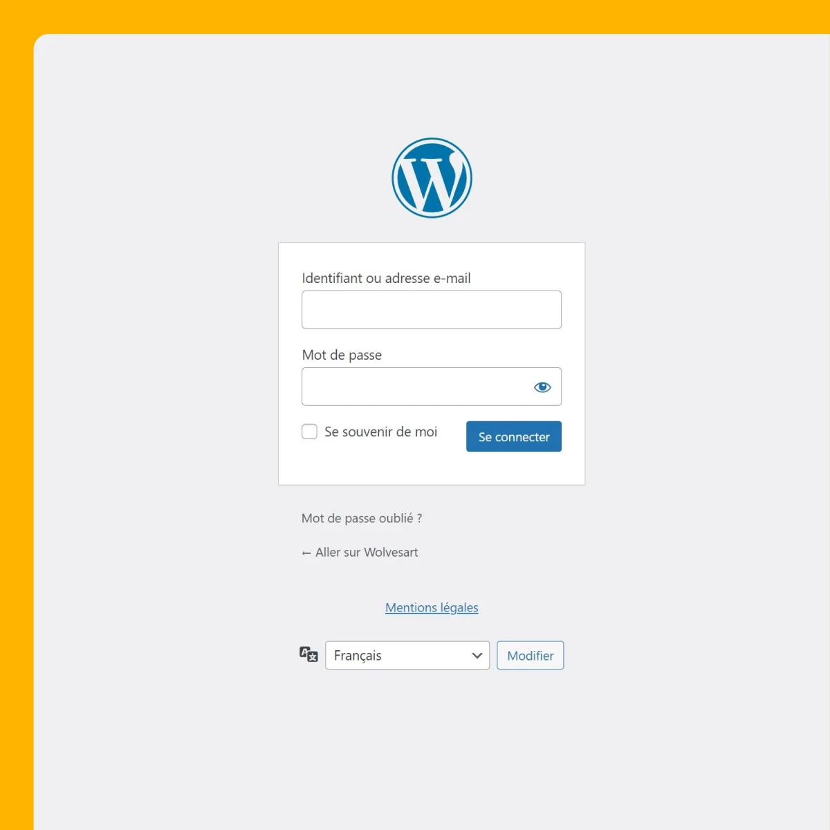 Se connecter à WordPress