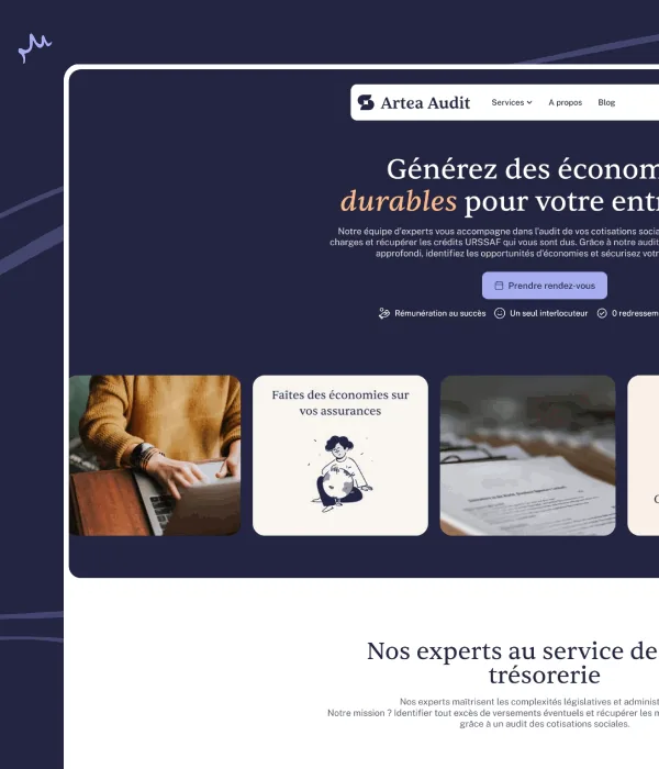 Sélection de projets de création de site web et logo par le studio Wolvesart